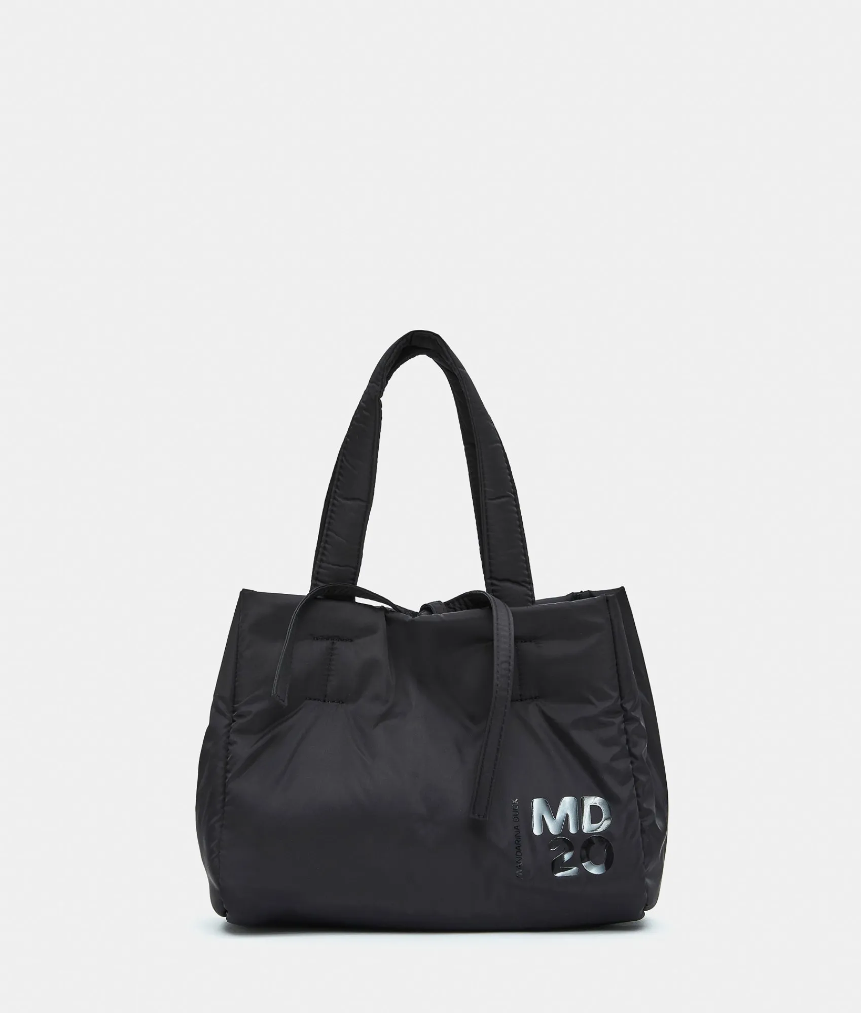 New Mandarina Duck MD20 BALLOON Small Reversible Nylon Tote Black