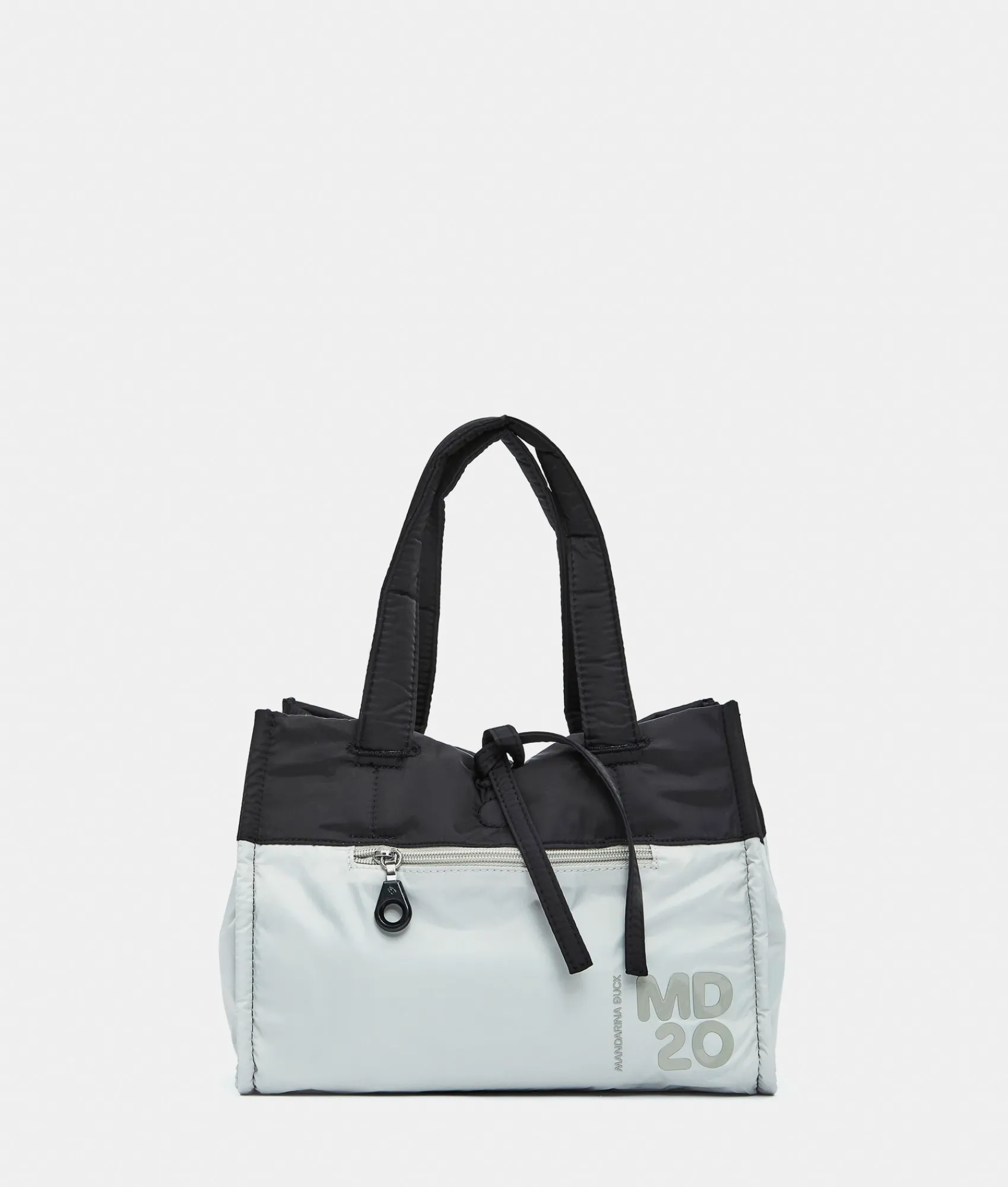New Mandarina Duck MD20 BALLOON Small Reversible Nylon Tote Black