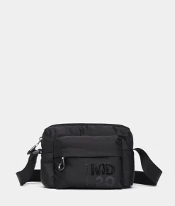 Outlet Mandarina Duck MD20 BALLOON Small Shoulder Bag With Pocket Black