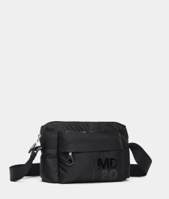 Outlet Mandarina Duck MD20 BALLOON Small Shoulder Bag With Pocket Black