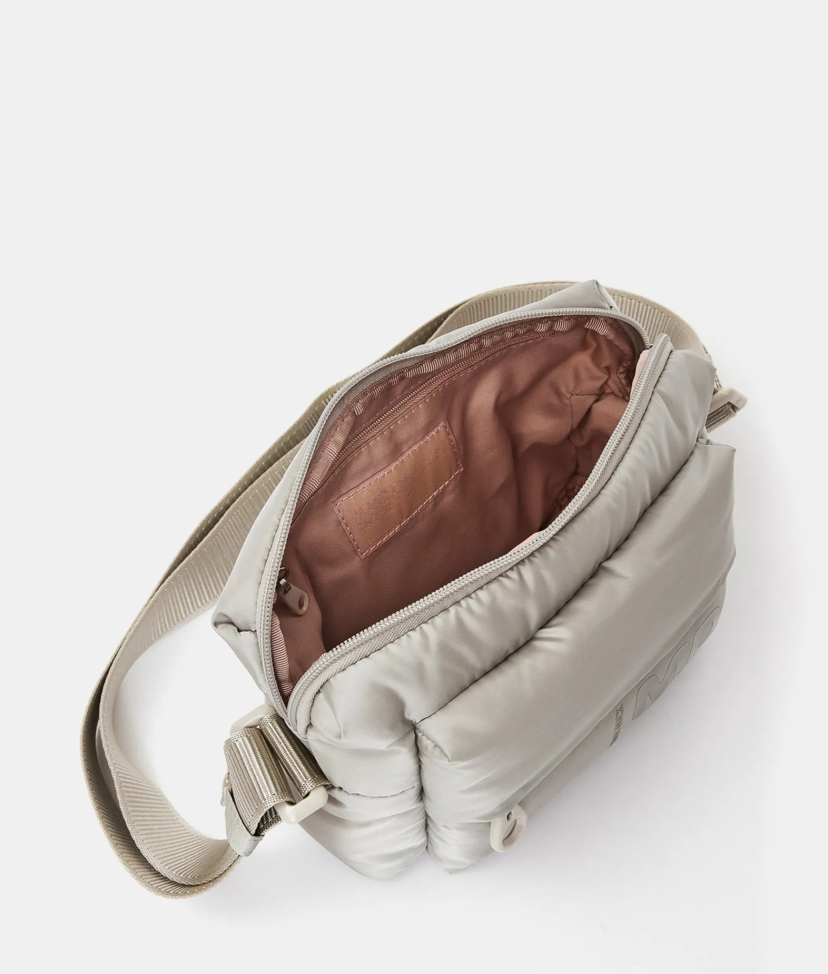Clearance Mandarina Duck MD20 BALLOON Small Shoulder Bag With Pocket SageGray
