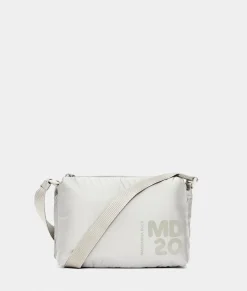 Best Mandarina Duck MD20 BALLOON Small Three-Pouch Shoulder Bag SageGray