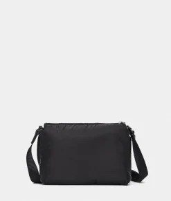 Fashion Mandarina Duck MD20 BALLOON Small Three-Pouch Shoulder Bag Black