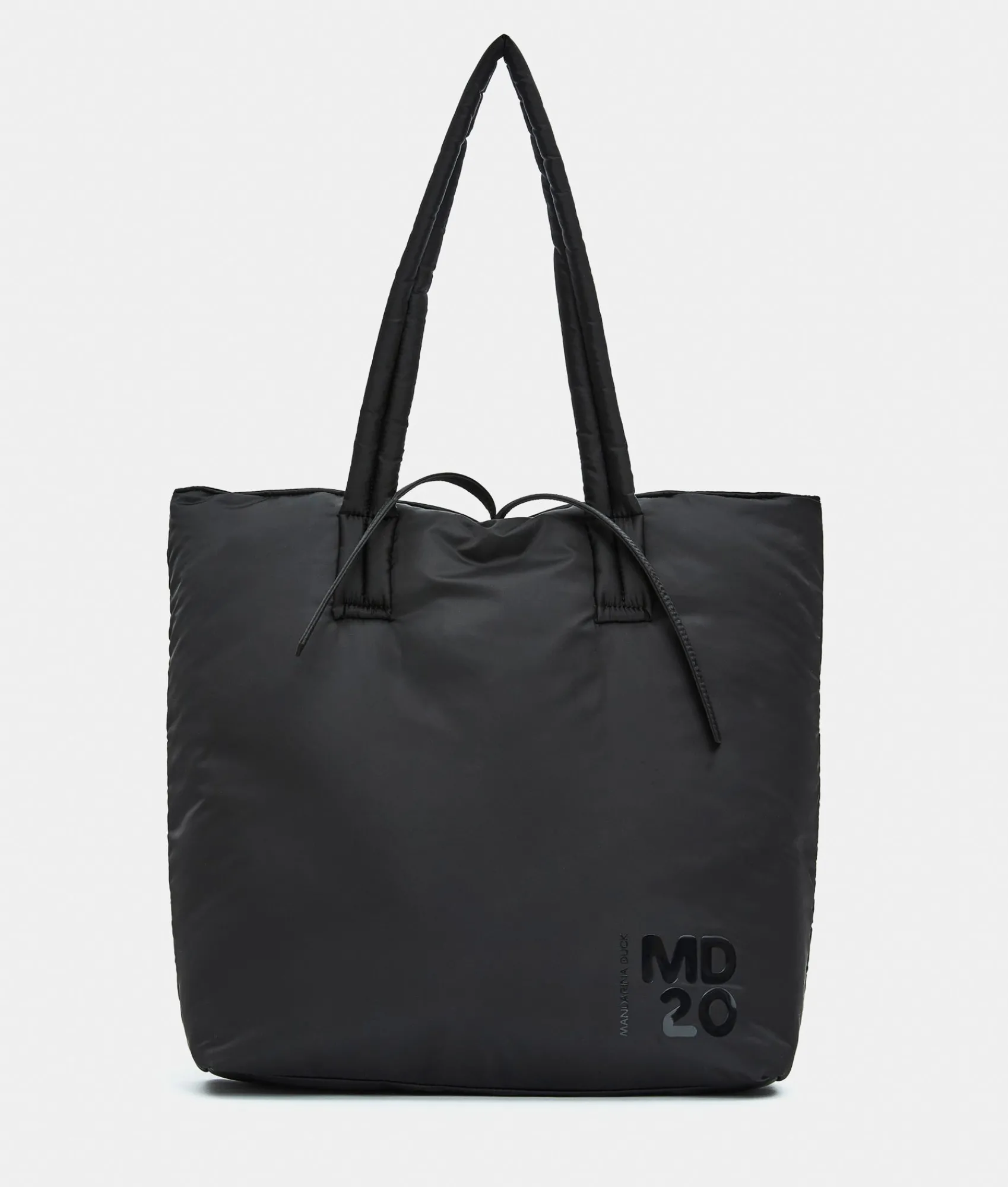 Hot Mandarina Duck MD20 BALLOON Vertical Reversible Nylon Tote Black