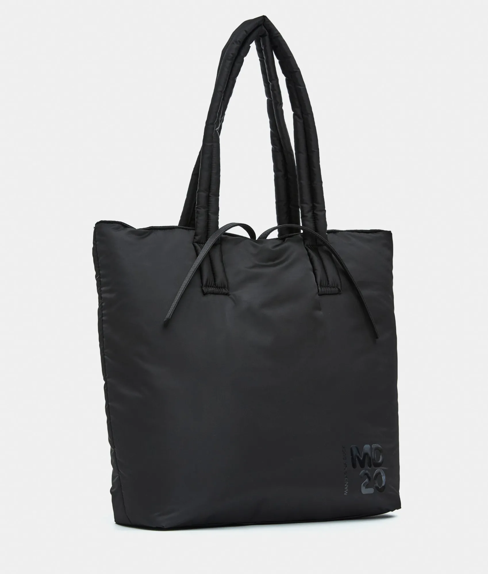 Hot Mandarina Duck MD20 BALLOON Vertical Reversible Nylon Tote Black