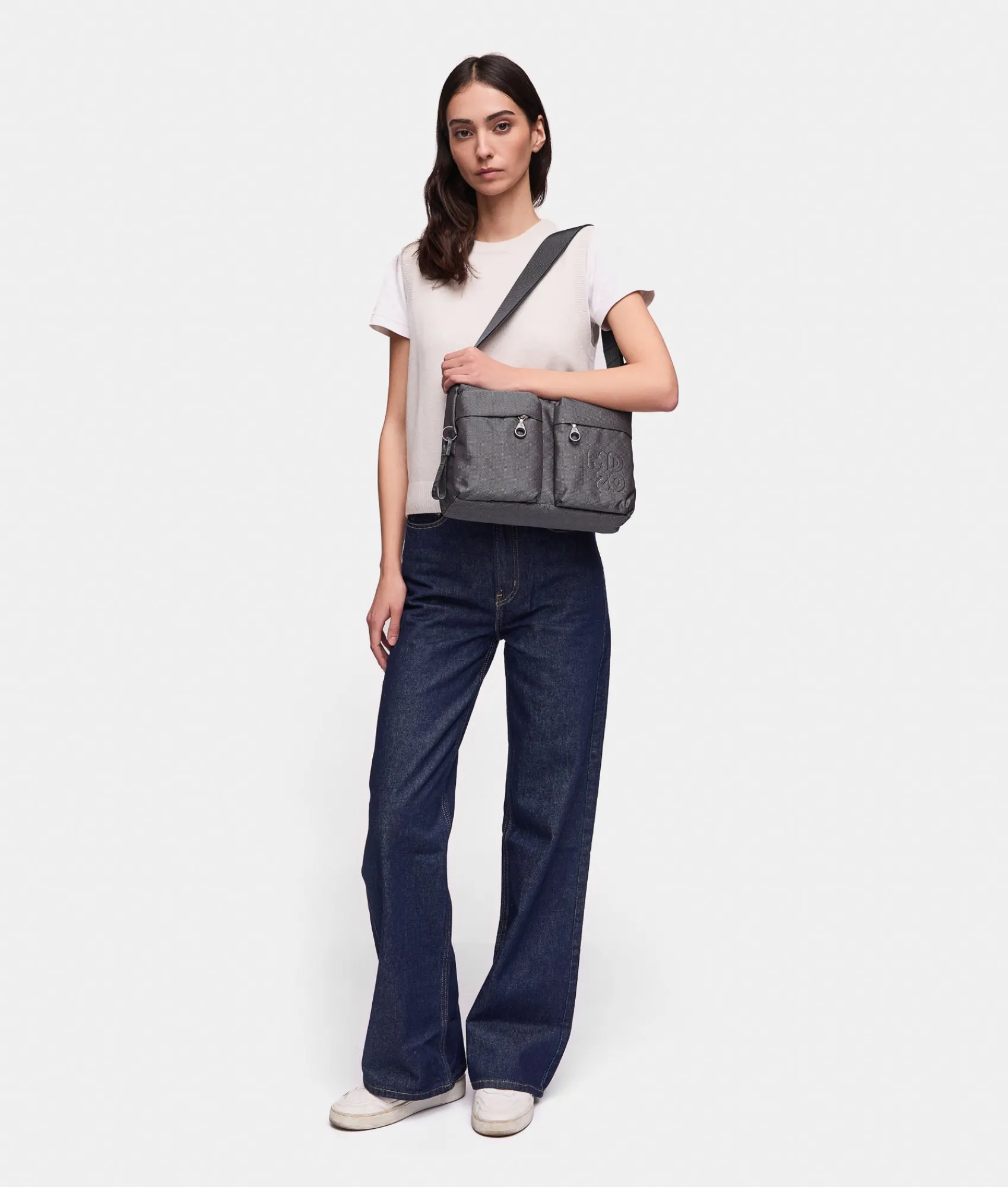 Sale Mandarina Duck MD20 Crossbody Bag Steel