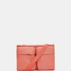 New Mandarina Duck MD20 Double Pocket Flat Crossbody Bag Tangerine