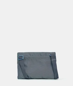 Outlet Mandarina Duck MD20 Double Pocket Flat Crossbody Bag BlueWing