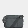 Sale Mandarina Duck MD20 Expandable Double Zip Crossbody Bag Steel