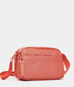 Discount Mandarina Duck MD20 Expandable Double Zip Crossbody Bag Tangerine