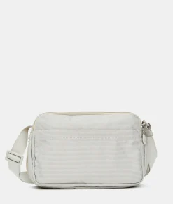 Online Mandarina Duck MD20 Expandable Double Zip Crossbody Bag WhitecapGrey