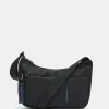 Fashion Mandarina Duck MD20 Horizontal Hobo Black