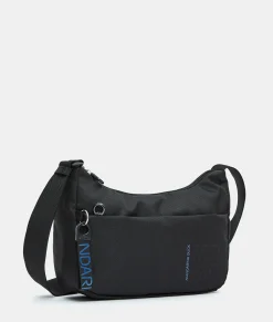 Fashion Mandarina Duck MD20 Horizontal Hobo Black