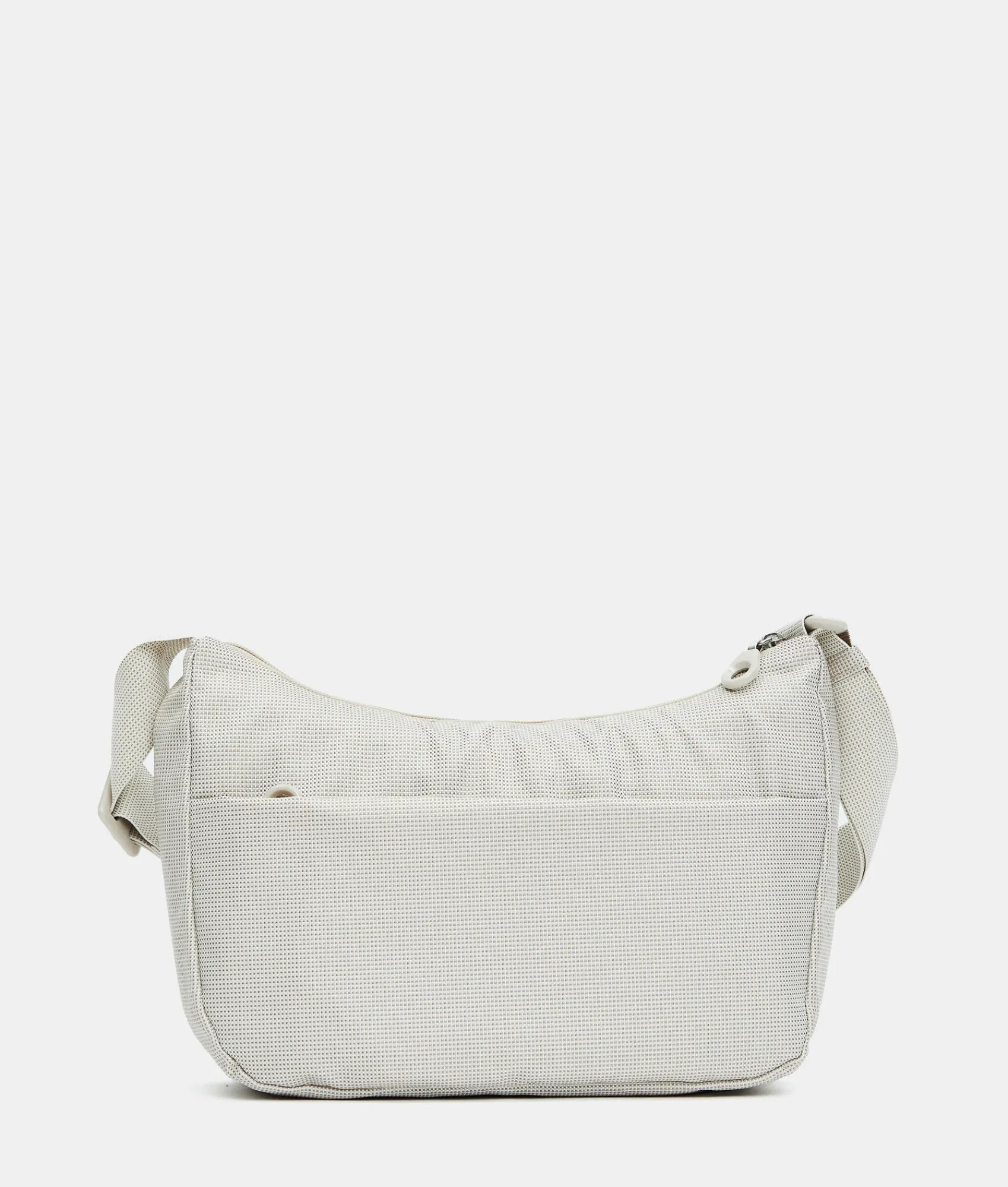 New Mandarina Duck MD20 Horizontal Hobo WhitecapGrey