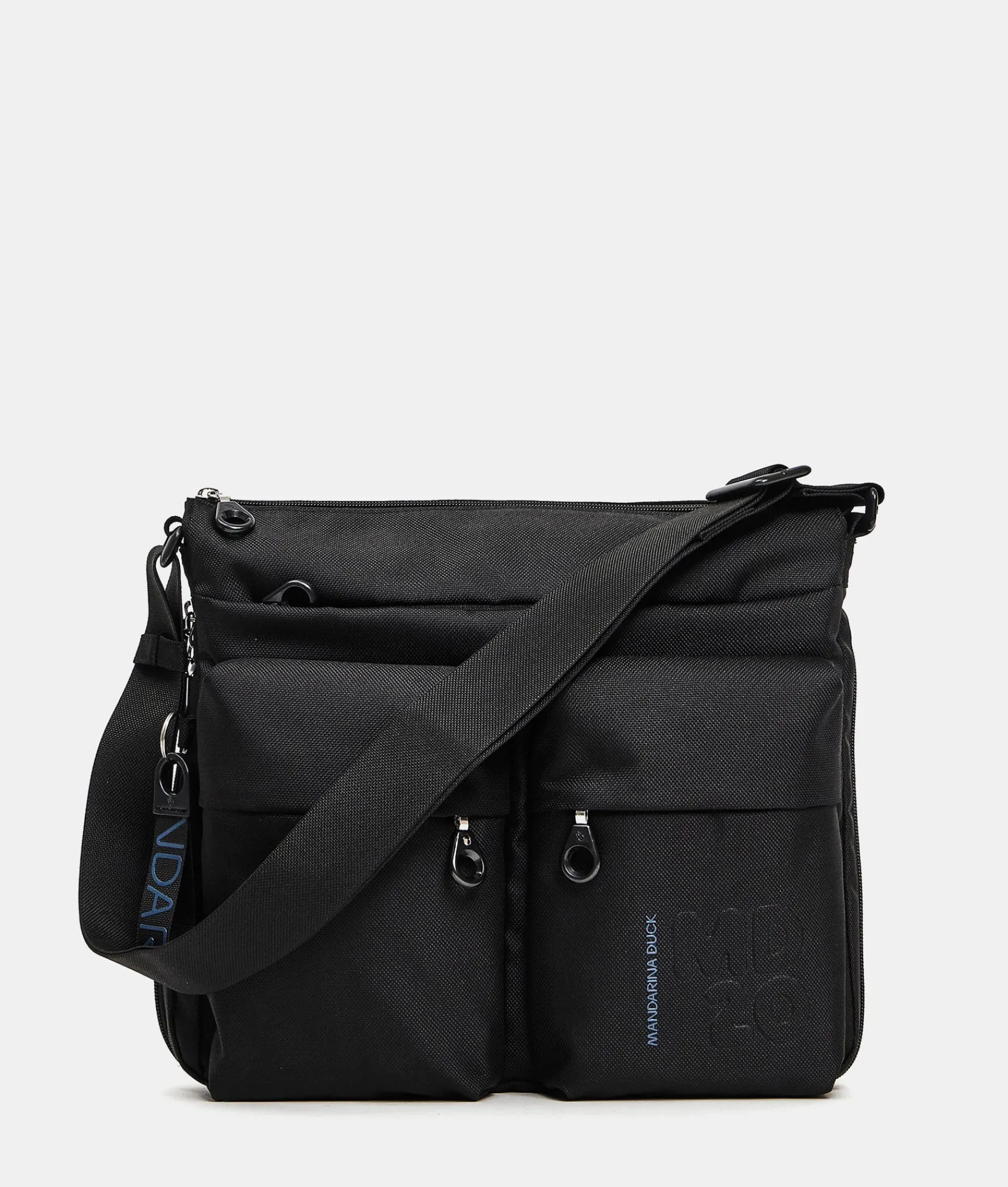 Sale Mandarina Duck MD20 Large .Expandable Crossbody Bag Black