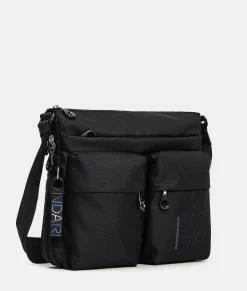 Sale Mandarina Duck MD20 Large .Expandable Crossbody Bag Black