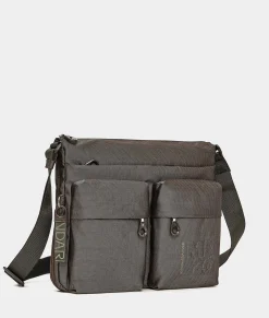 Best Mandarina Duck MD20 Large .Expandable Crossbody Bag Pirite