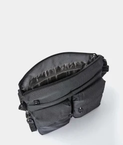 Hot Mandarina Duck MD20 Large .Expandable Crossbody Bag Steel