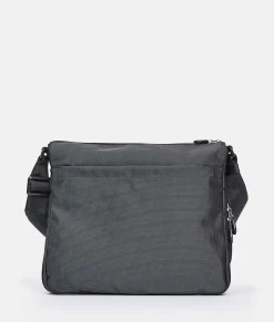 Hot Mandarina Duck MD20 Large .Expandable Crossbody Bag Steel