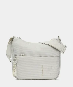 New Mandarina Duck MD20 Medium Crossbody Bag WhitecapGrey