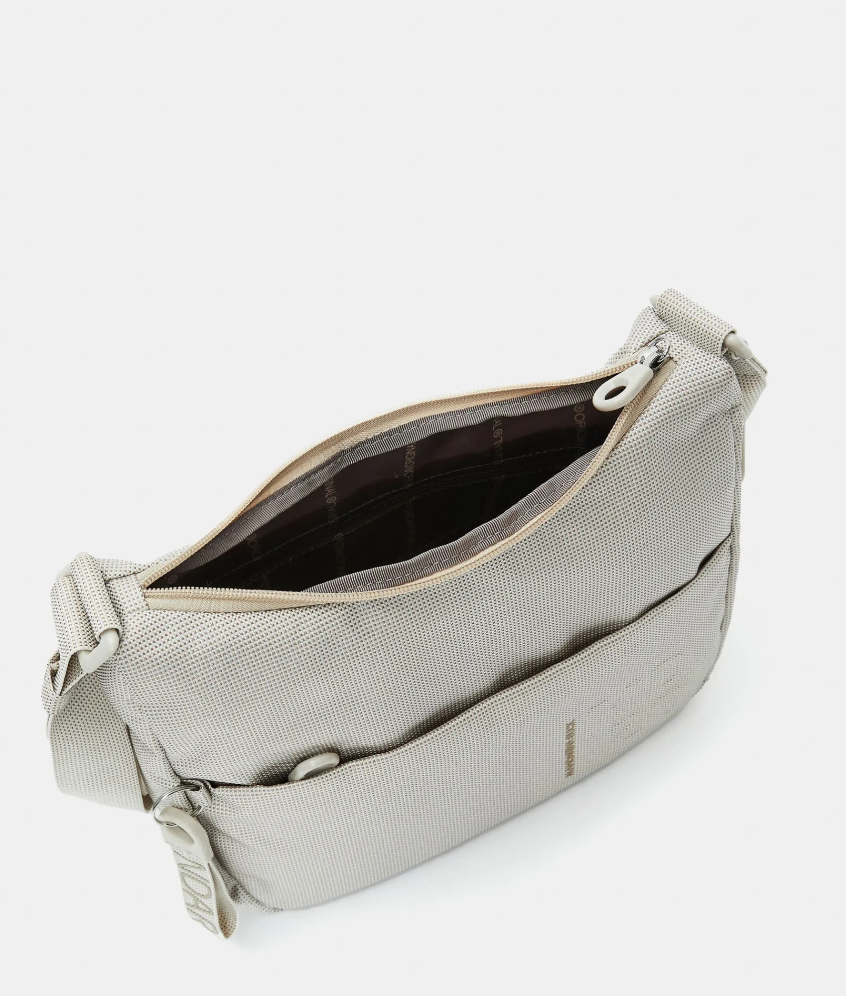 New Mandarina Duck MD20 Medium Crossbody Bag WhitecapGrey