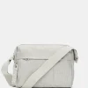 New Mandarina Duck MD20 Medium Crossbody Bag 1 Pocket WhitecapGrey