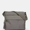 New Mandarina Duck MD20 Medium Crossbody Bag 2 Pockets Taupe