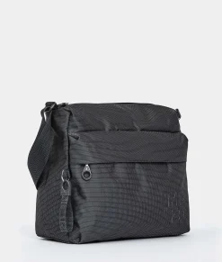 Hot Mandarina Duck MD20 Medium Crossbody Bag 2 Pockets Steel