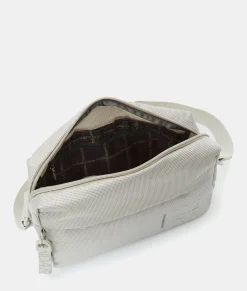 New Mandarina Duck MD20 Medium Crossbody Bag 1 Pocket WhitecapGrey
