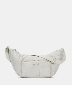 New Mandarina Duck MD20 Medium Hobo WhitecapGrey