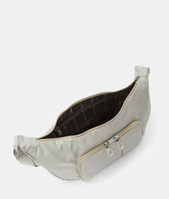 New Mandarina Duck MD20 Medium Hobo WhitecapGrey