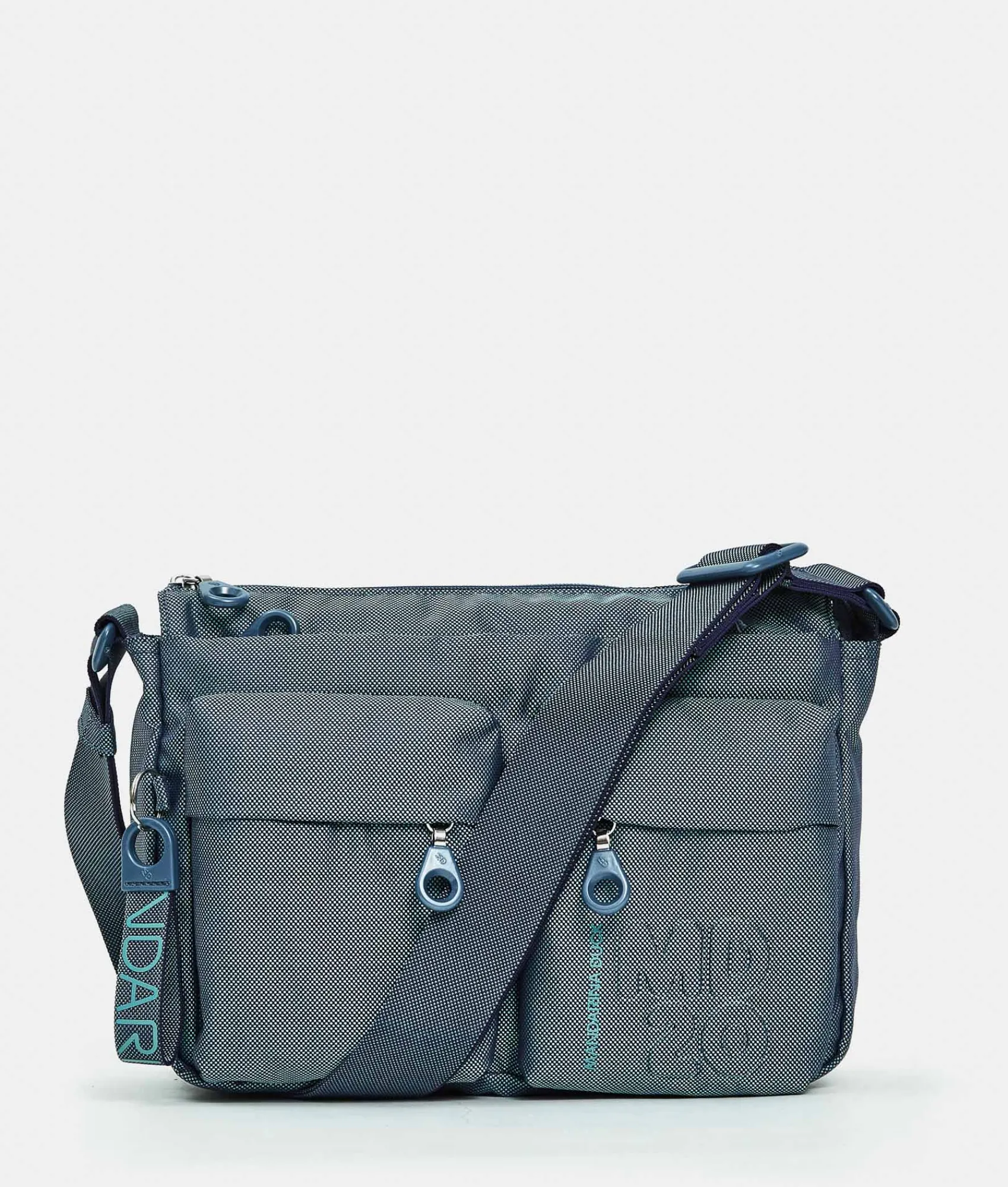 Sale Mandarina Duck MD20 Multipockets Crossbody Bag BlueWing