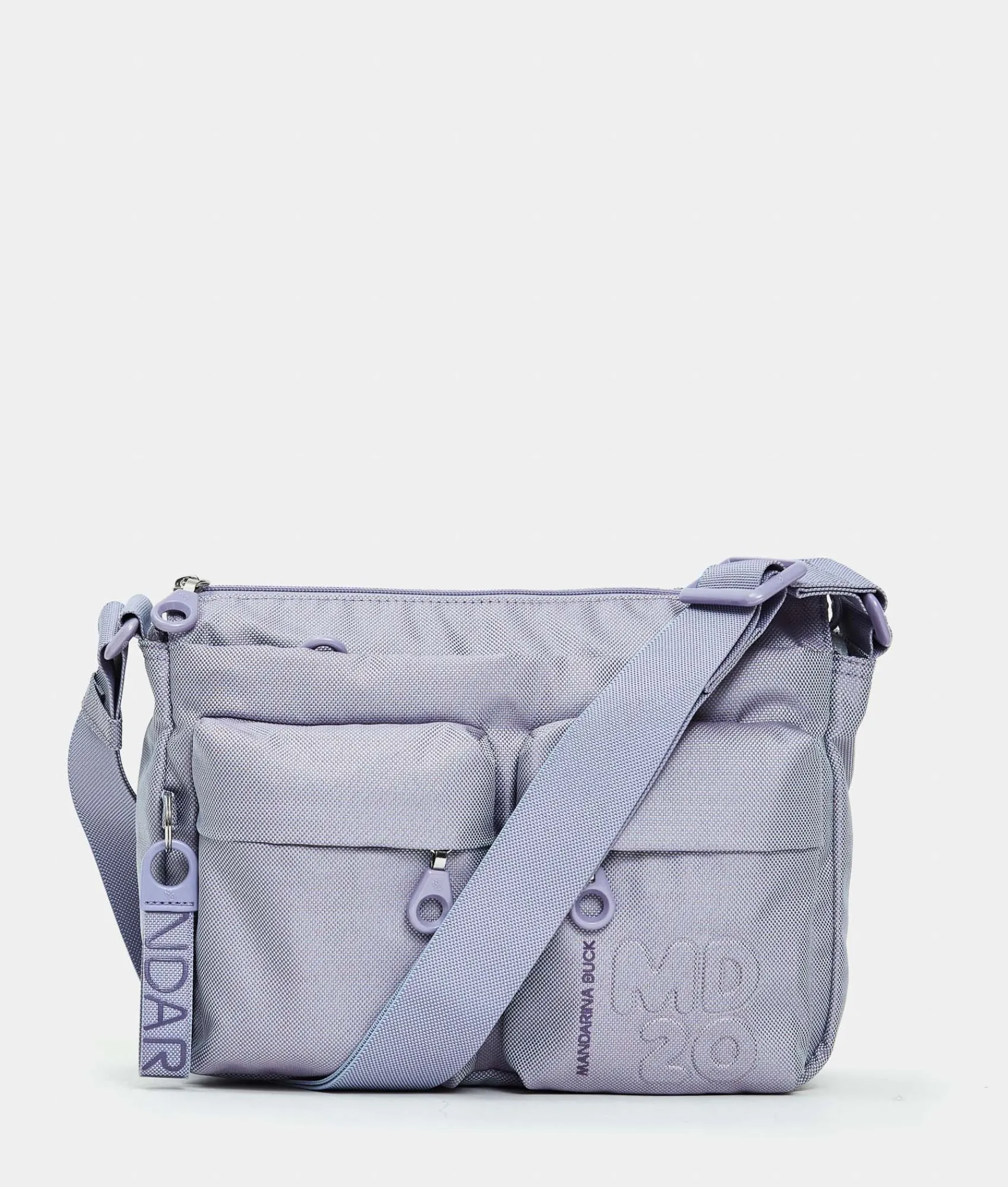 Online Mandarina Duck MD20 Multipockets Crossbody Bag Lavander