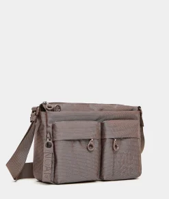 Best Mandarina Duck MD20 Multipockets Crossbody Bag Taupe