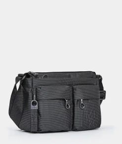 Outlet Mandarina Duck MD20 Multipockets Crossbody Bag Steel