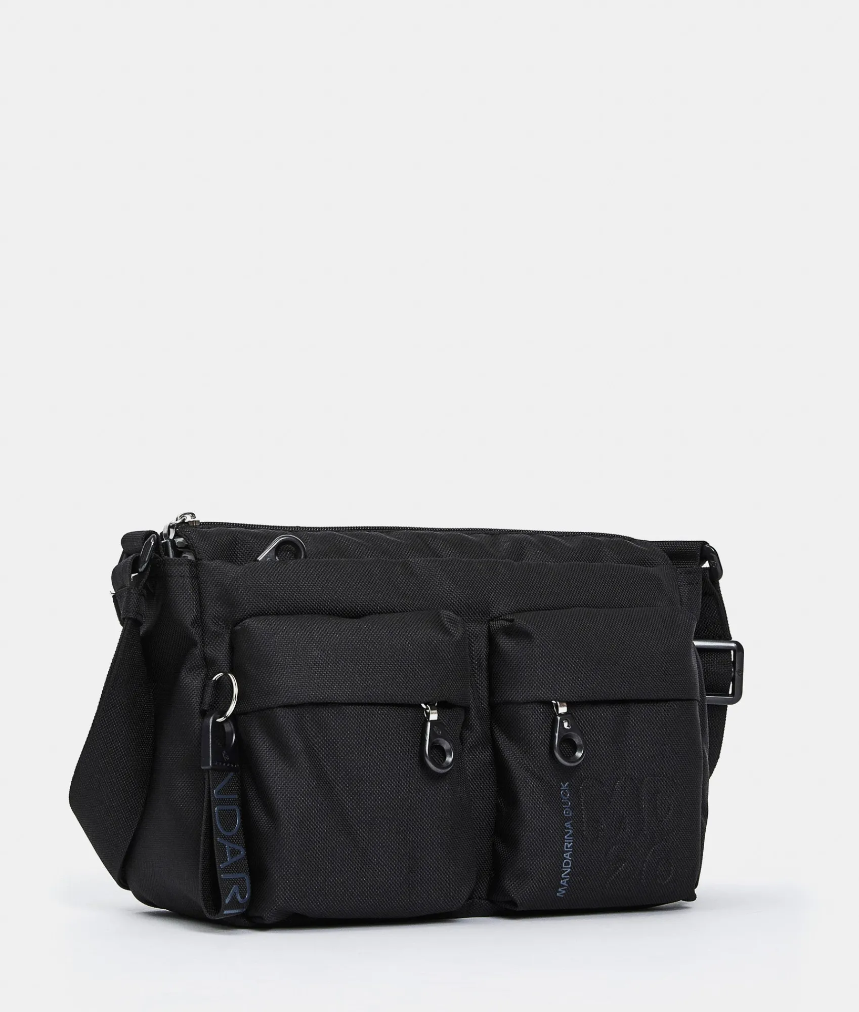 Sale Mandarina Duck MD20 Multipockets Crossbody Bag Black