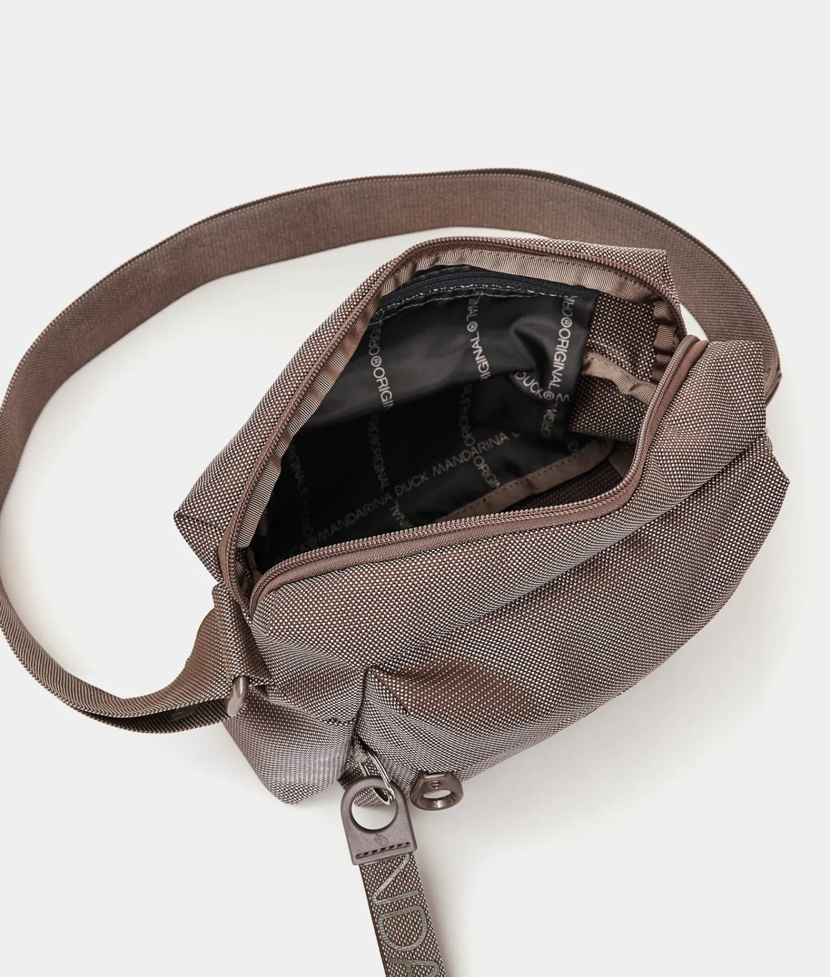 Fashion Mandarina Duck MD20 Small Crossbody Bag Taupe