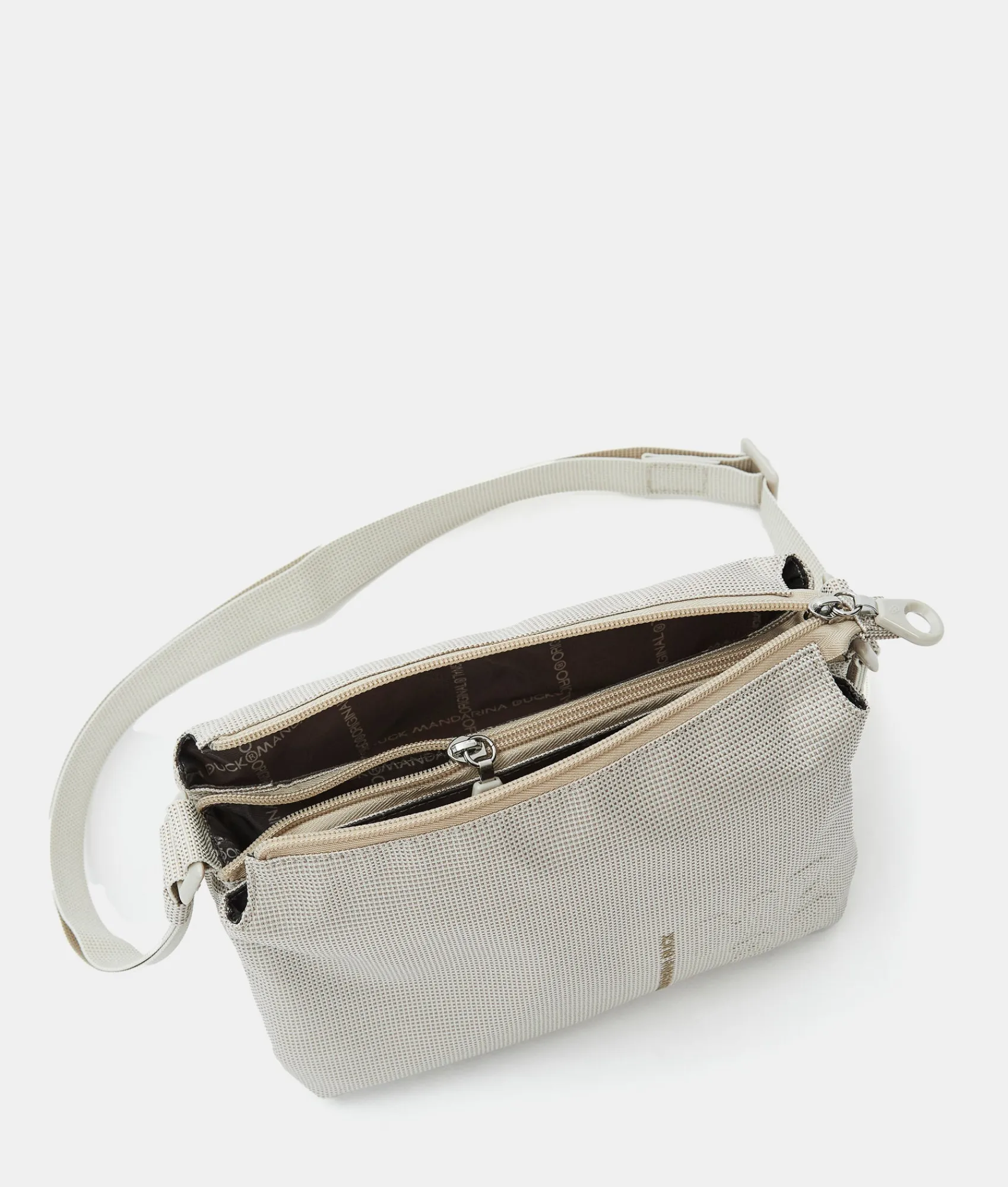 Online Mandarina Duck MD20 Small Crossbody Bag WhitecapGrey