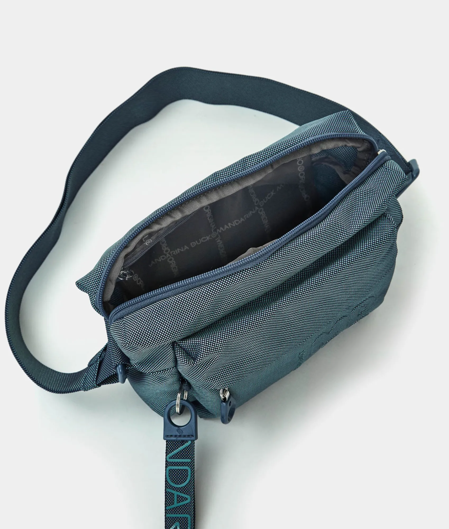 New Mandarina Duck MD20 Small Crossbody Bag BlueWing