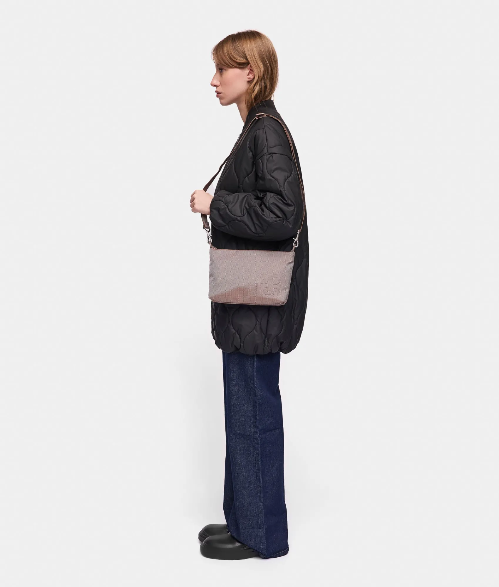 Hot Mandarina Duck MD20 Small Crossbody Bag Taupe