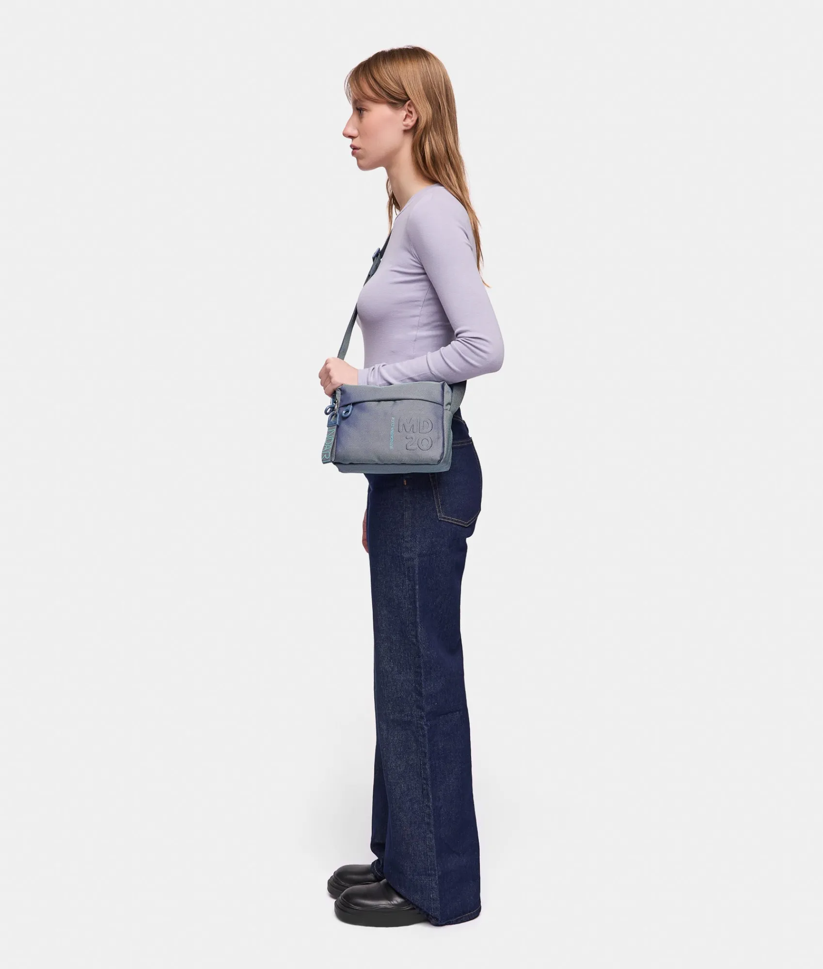 Discount Mandarina Duck MD20 Small Crossbody Bag BlueWing
