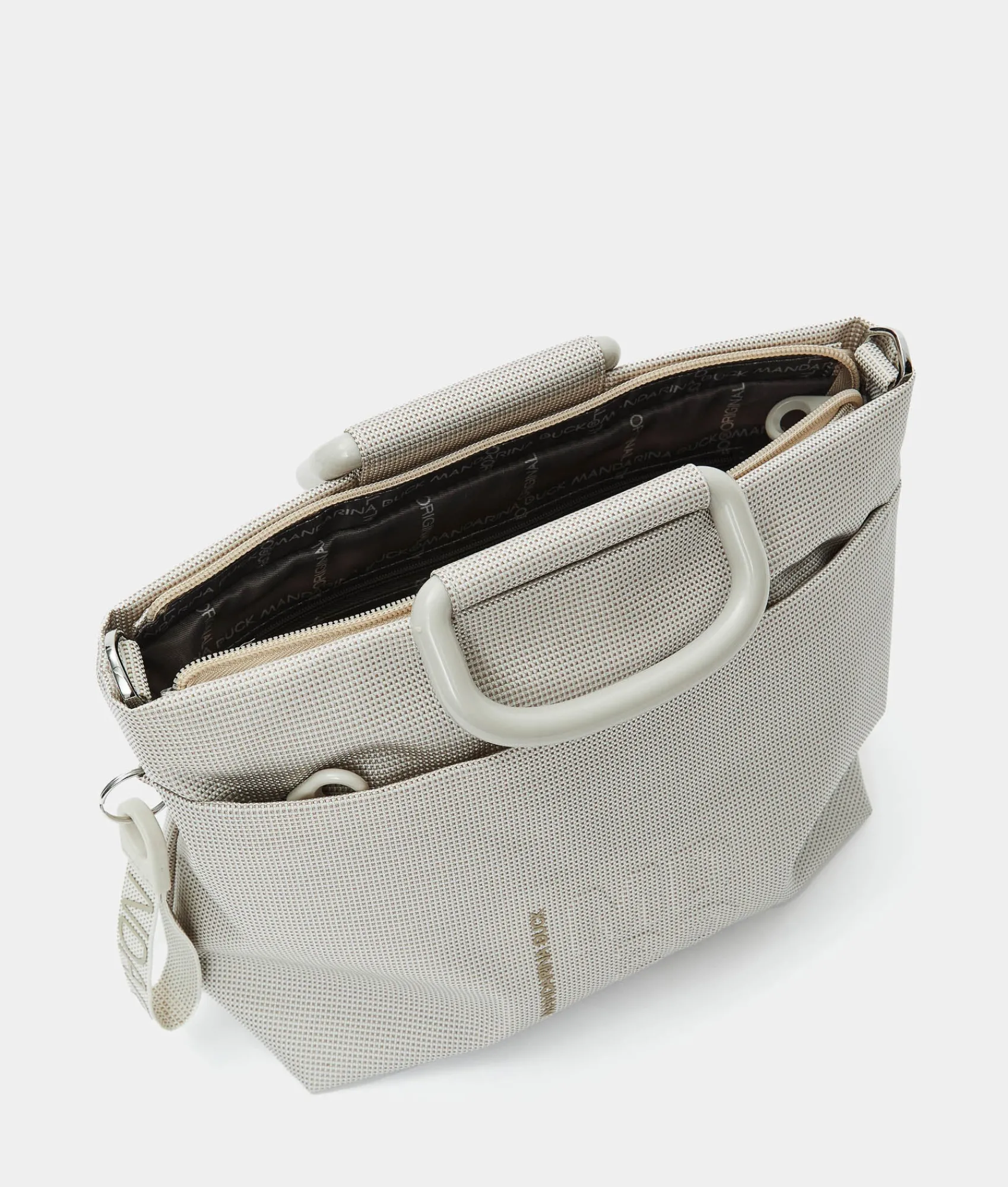Hot Mandarina Duck MD20 Small Hand Bag WhitecapGrey