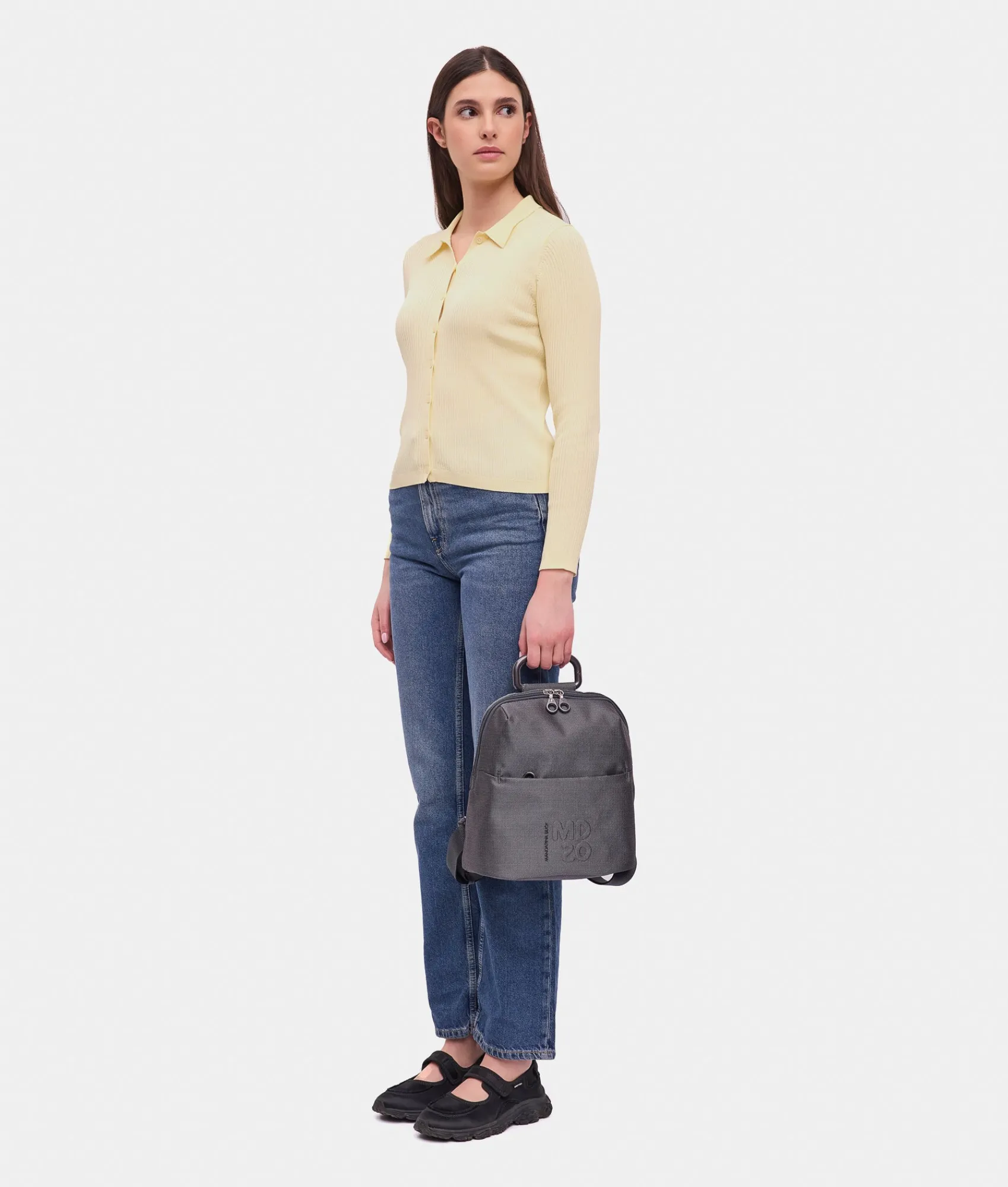 Clearance Mandarina Duck MD20 Small Leisure Backpack Steel