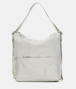 Outlet Mandarina Duck MD20 Small Shoulder Bag WhitecapGrey