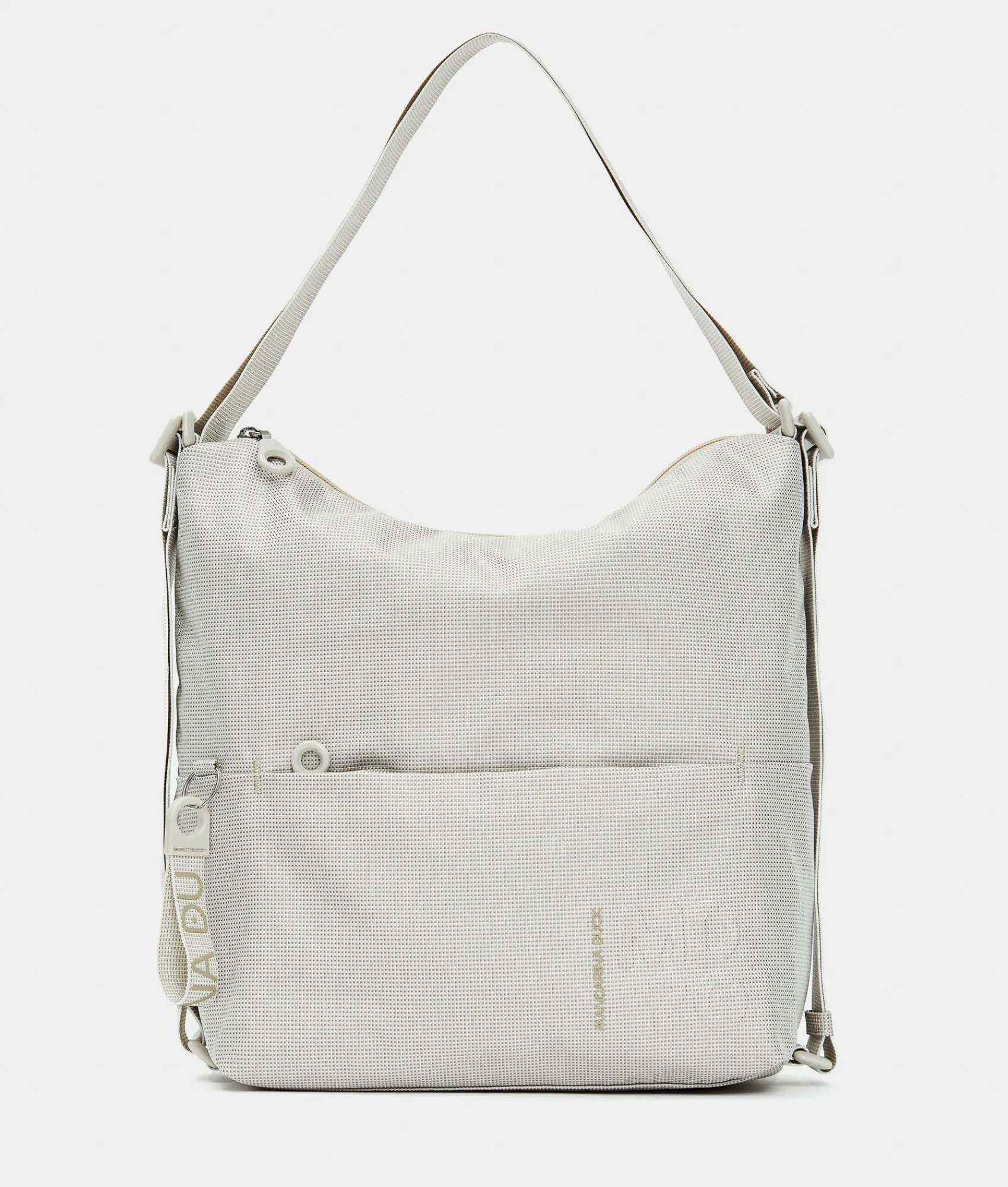 Outlet Mandarina Duck MD20 Small Shoulder Bag WhitecapGrey