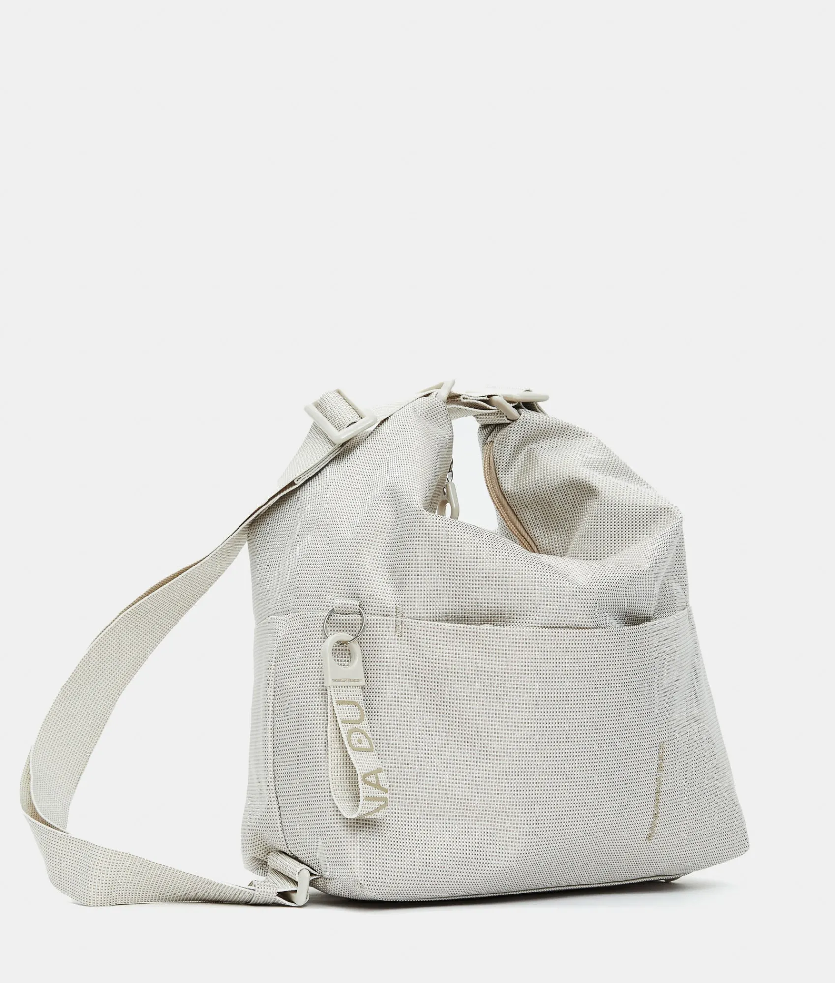 Outlet Mandarina Duck MD20 Small Shoulder Bag WhitecapGrey