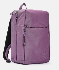 Outlet Mandarina Duck MD20 Travel Backpack With Padded Shoulder Straps Orchid