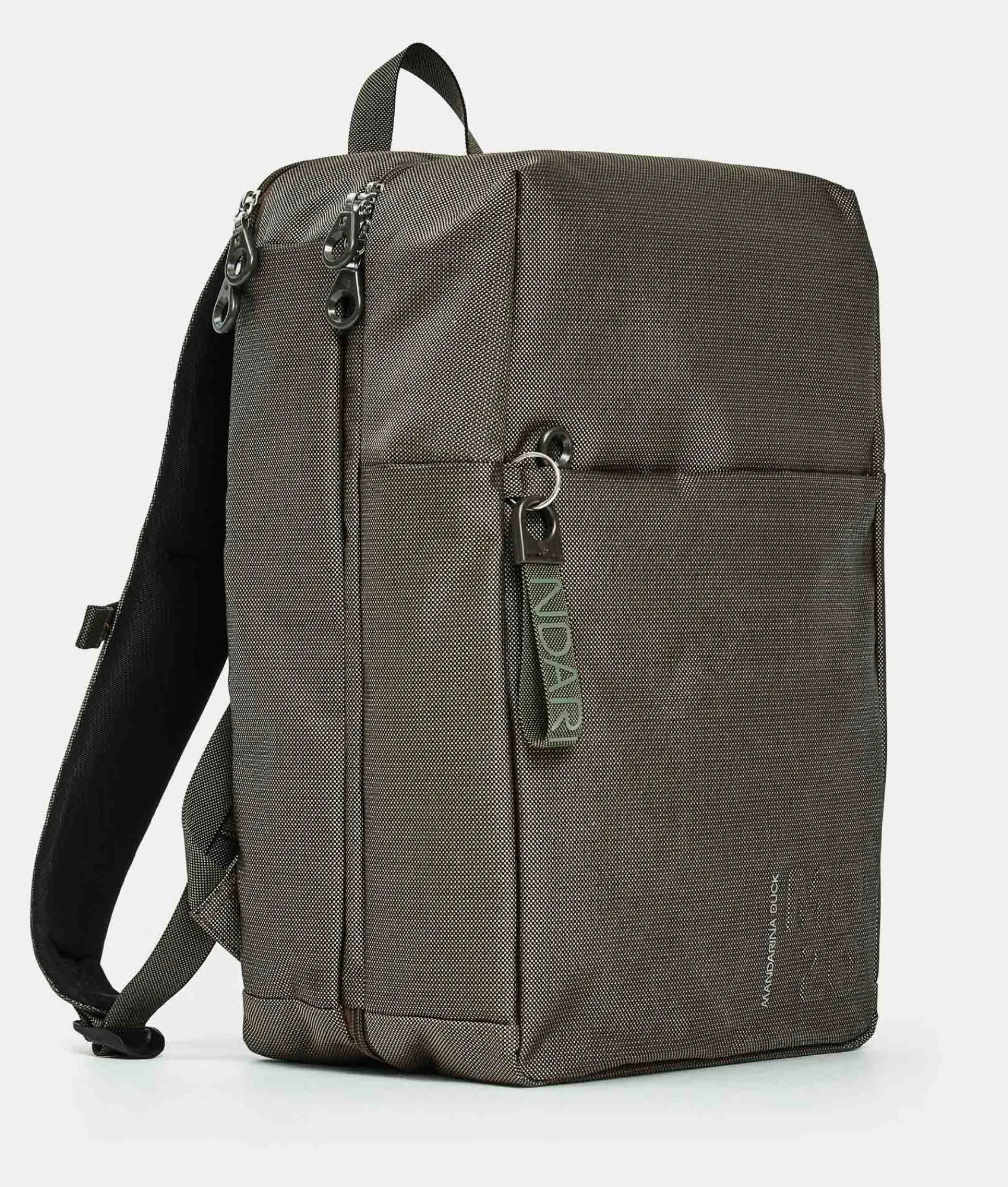 Outlet Mandarina Duck MD20 Travel Backpack With Padded Shoulder Straps Pirite