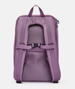 Outlet Mandarina Duck MD20 Travel Backpack With Padded Shoulder Straps Orchid
