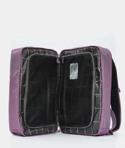 Outlet Mandarina Duck MD20 Travel Backpack With Padded Shoulder Straps Orchid